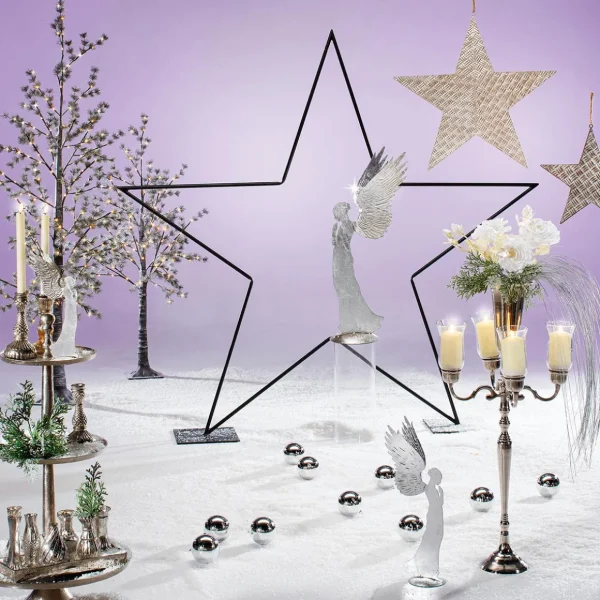 Kunstbäume | Weihnachtsbeleuchtung^DecoWoerner LED Baum Warmweiß 210 Cm braun