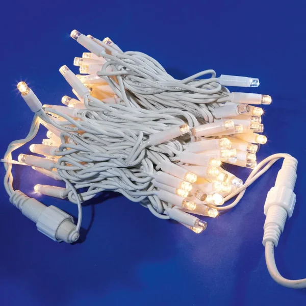 Weihnachtsbeleuchtung^DecoWoerner LED Blinkende Kupplungslichterkette Für Außen, 10 M weiß