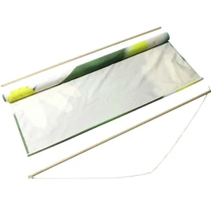 Frühlingsbanner^DecoWoerner Lichtechter Naturfaser-Stoffbanner 