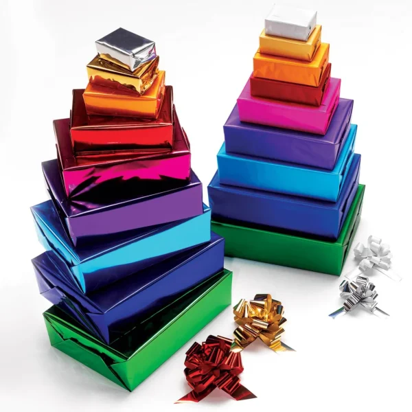 Geschenkfolie | Lack- Dekor- & Stanzoptikfolien^DecoWoerner Lumifol-Metallicfolie Glänzend 10 M, 100 Cm Breit, Dunkel blau