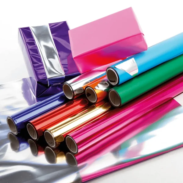 Geschenkfolie | Lack- Dekor- & Stanzoptikfolien^DecoWoerner Lumifol-Metallicfolie Glänzend 10 M, 100 Cm Breit, Dunkel blau
