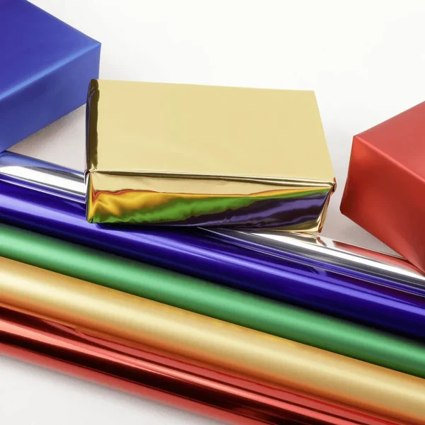 Geschenkfolie | Lack- Dekor- & Stanzoptikfolien^DecoWoerner Lumifol-Metallicfolie Schwer Entflammbar 10 M, gold