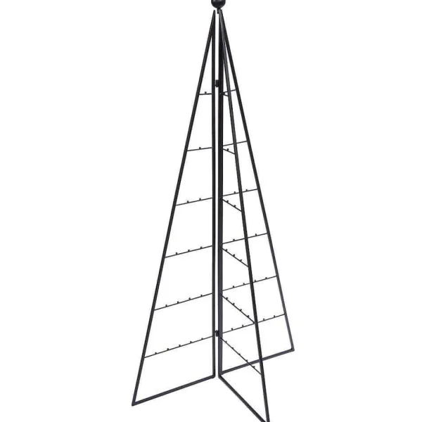 Weihnachtsfiguren^DecoWoerner Metall-Baum 120 Cm Hoch schwarz