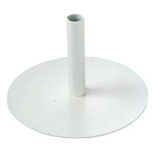 Naturdeko | Pflanzengefäße & Dekorationshilfen^DecoWoerner Metallständer 1 Aufnahme, 15 Cm Hoch, Weiß silber