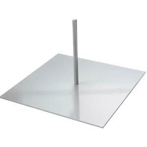 Naturdeko | Pflanzengefäße & Dekorationshilfen^DecoWoerner Metallständer 25 Cm Hoch silber