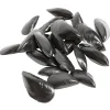 Fisch & Meeresfrüchte^DecoWoerner Miesmuscheln Lebensmittel-Attrappen, 24 Stück schwarz