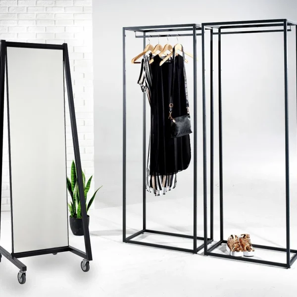 Kleiderständer^DecoWoerner Mittelraum-Kleiderständer VOGUE, 172 Cm, Kupfer braun