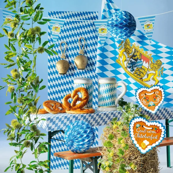 Brot & Kuchen^DecoWoerner Oktoberfest-Deko Brezel Attrappe braun