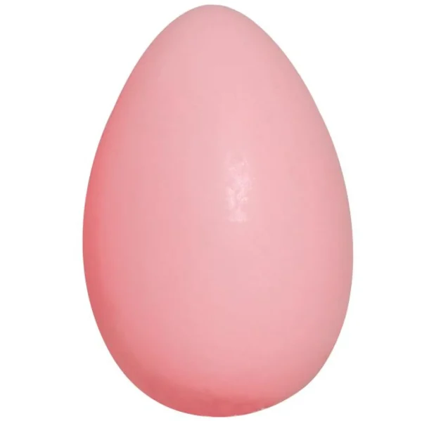 Osterdeko^DecoWoerner Ostereier Aus Kunststoff 17 Cm, Pack à 12 Stück rosa