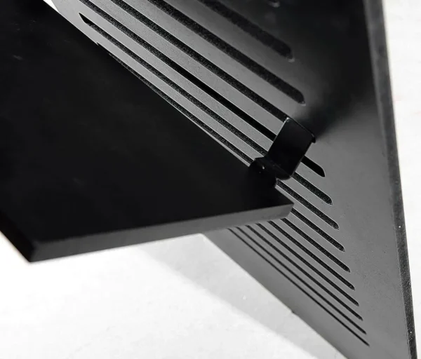 Naturdeko^DecoWoerner Paravent/Sichtschutz "Skyline" 115 Cm Hoch schwarz