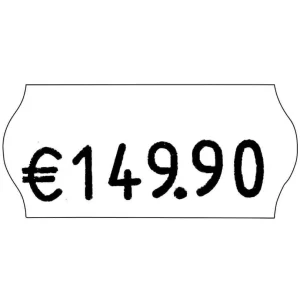 Preisauszeichnung^DecoWoerner Preisauszeichner 1-zeilig, 6-stellig schwarz