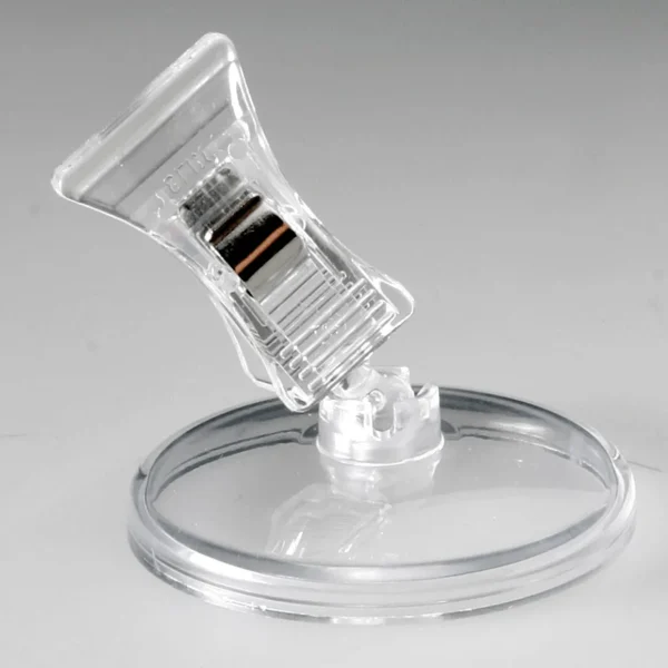 Preisauszeichnung^DecoWoerner Preisschildhalter Mit Clip, 5 Cm Hoch, 10 Stück transparent