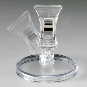 Preisauszeichnung^DecoWoerner Preisschildhalter Mit Clip, 5 Cm Hoch, 10 Stück transparent
