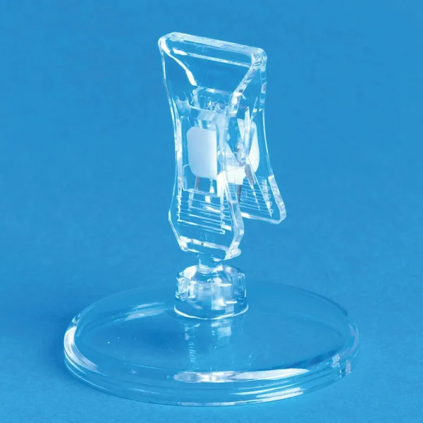 Preisauszeichnung^DecoWoerner Preisschildhalter Mit Clip, 5 Cm Hoch, 10 Stück transparent