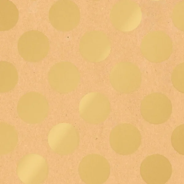 Geschenkpapier | Go Green - Nachhaltige Geschenkverpackung^DecoWoerner Recyceltes Kraftpapier Mit enen Punkten – 50 M Geschenkpapier-Rolle gold