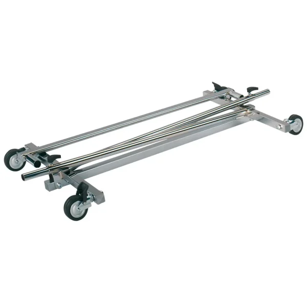 Kleiderständer^DecoWoerner Rollständer Klappbar, Höhenverstellbar, 1m Breit silber