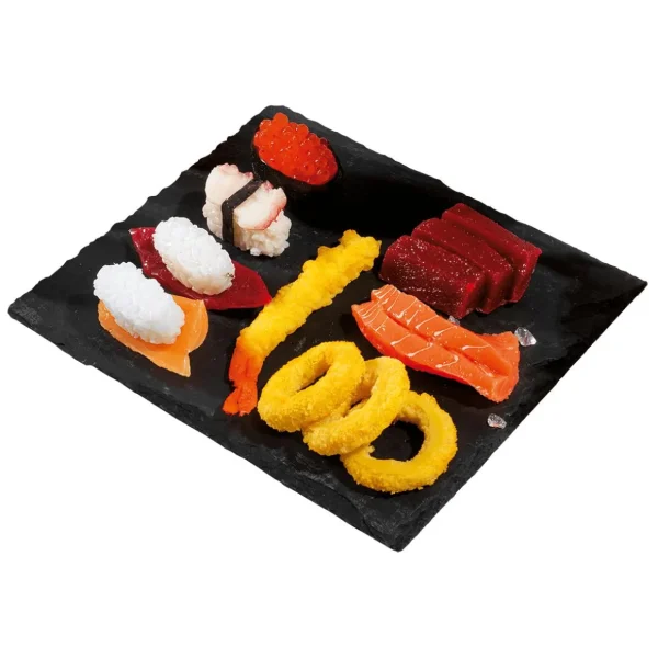 Gerichte & Fast-Food | Fisch & Meeresfrüchte^DecoWoerner Sashimi Lachs Lebensmittel-Attrappe 8 Cm rot