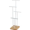 Warenpräsentation^DecoWoerner Schmuckständer, T-Ständer 4tlg., 50 Cm Hoch weiß