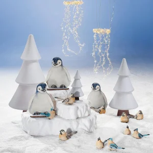 Winterdeko | Weihnachtsfiguren^DecoWoerner Schneetanne-Aufsteller Mit Glitzer 34 X 69 Cm weiß