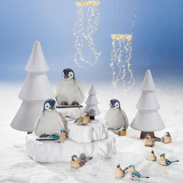 Winterdeko | Weihnachtsfiguren^DecoWoerner Schneetanne-Aufsteller Mit Glitzer 34 X 69 Cm weiß