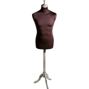 Schneiderpuppen^DecoWoerner Schneiderpuppe Männlich, Büste 78 Cm, Mocca/antik, Barock braun