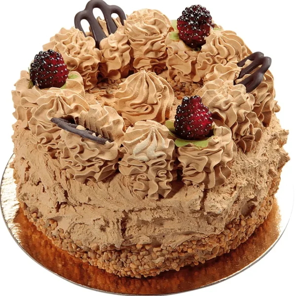 Brot & Kuchen^DecoWoerner Schokotorte Lebensmittel-Attrappe 15 Cm Ø braun