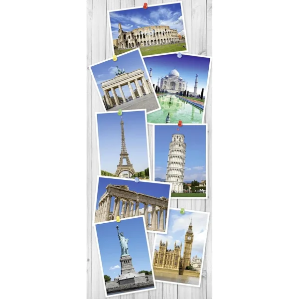 Themen-Deko | Themen-Banner^DecoWoerner Schwer Entflammbarer Stoffbanner Städtereisen 75 X 180 Cm