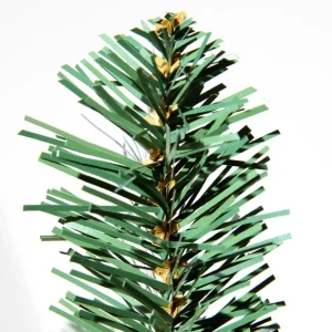Künstliche Weihnachtsbäume^DecoWoerner Schwer Entflammbarer Weihnachtsbaum Mit LED 210 Cm grün