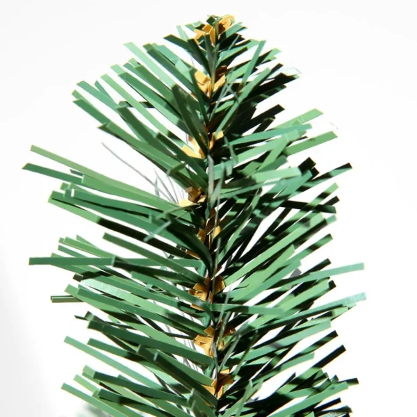 Künstliche Weihnachtsbäume^DecoWoerner Schwer Entflammbarer Weihnachtsbaum Mit LED 210 Cm grün