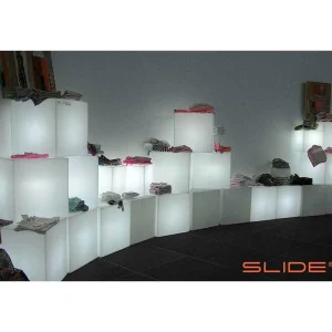 Deko-Licht^DecoWoerner Slide Leuchtwürfel Cube 30 Cm weiß