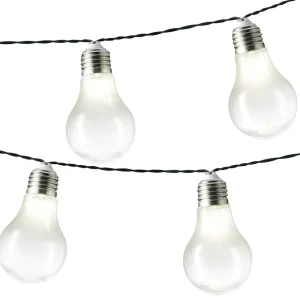 Deko-Licht | Themen-Deko^DecoWoerner Solar Glühbirnen LED Lichterkette 450 Cm transparent