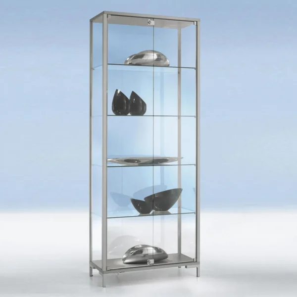 Warenpräsentation^DecoWoerner Standvitrine 186 X 80 X 40 Cm transparent