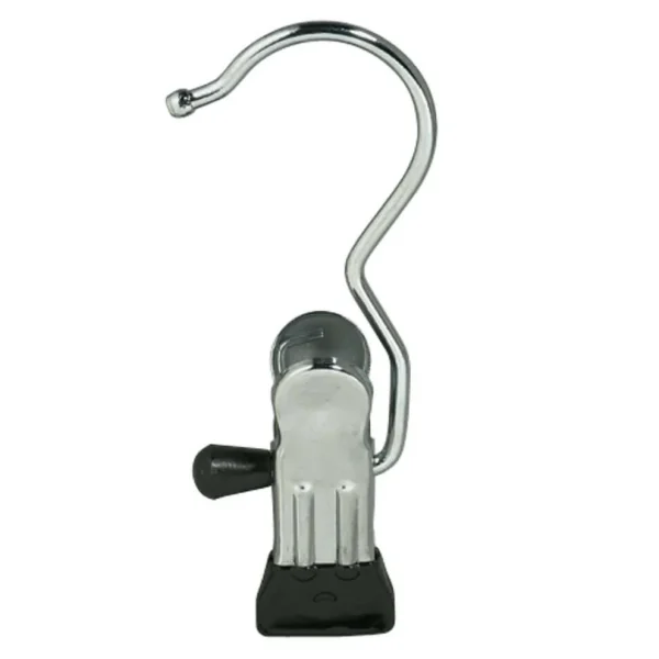 Kleiderbügel^DecoWoerner Stiefelclip Haken Seitlich, 11 Cm, 1 Karton à 250 Stück silber