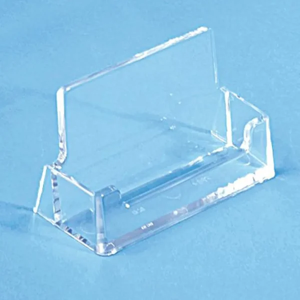 Warenpräsentation^DecoWoerner Visitenkarten-Halter Querformat transparent