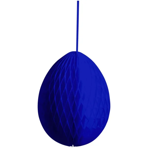 Osterdeko^DecoWoerner Wabenei Blau, 50cm