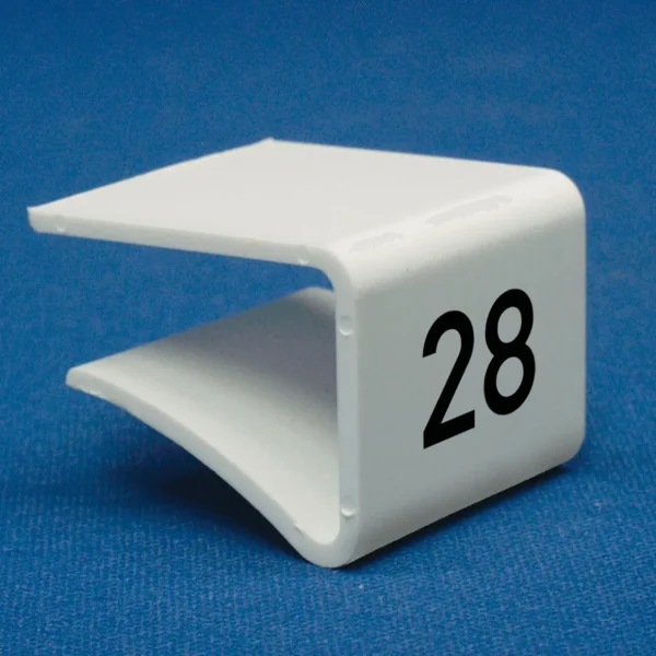 Größenreiter^DecoWoerner e Regalbodenaufstecker Größe 28 weiß