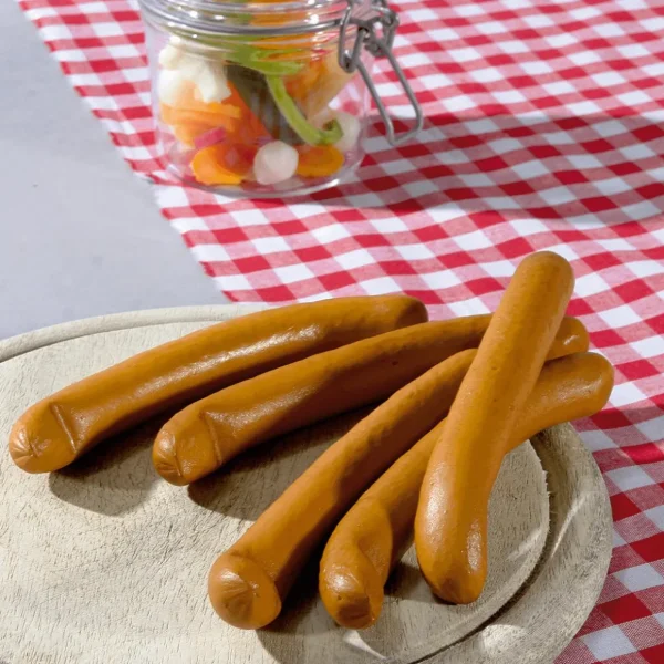 Gerichte & Fast-Food | Fleisch & Wurst^DecoWoerner Wiener Würstchen Lebensmittel-Attrappe 15 Cm braun