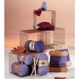 Winterdeko^DecoWoerner XXL-Deko-Stopfgarn 50 X 40 Cm Stahl Grau