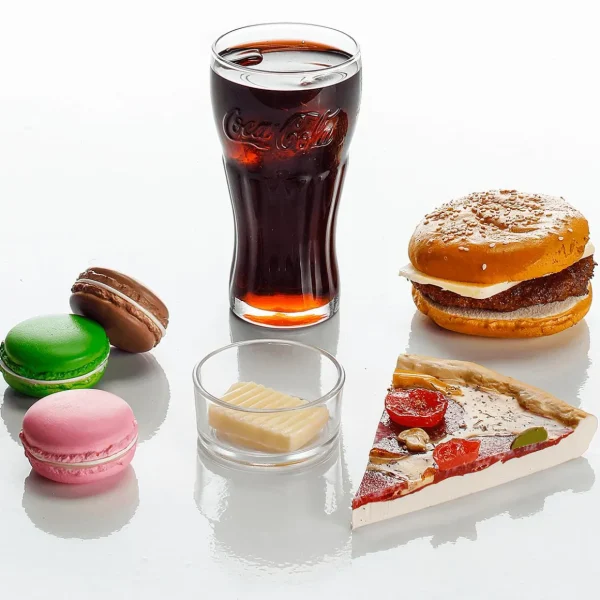 Gerichte & Fast-Food^DecoWoerner Zucker-Fette-Öle Lebensmittelattrappen, 7-teilig
