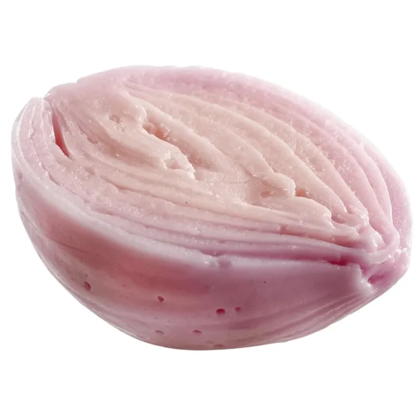 Gemüse & Kräuter^DecoWoerner Zwiebel Hälfte Lebensmittel-Attrappe, 7 Cm Ø violett